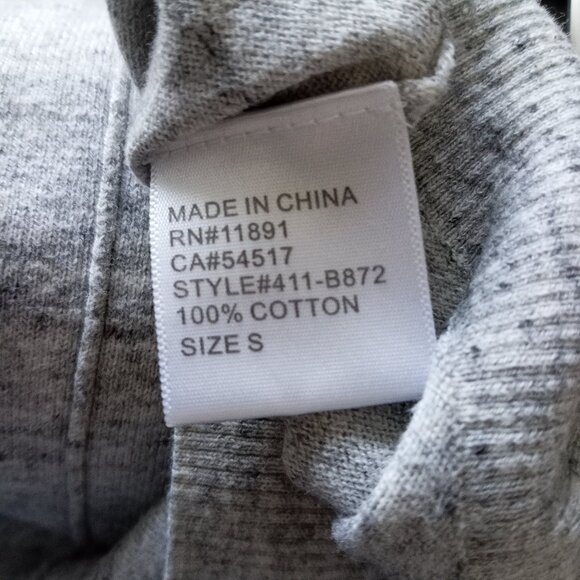 Bailey 44 Grey heather Olympus Cold Shoulder Arm Sweater sz S /B17 - Picture 9 of 9